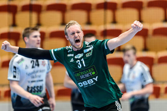 Helsingborgs Sebastian Hansson jublar