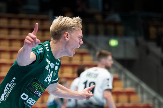 Helsingborgs Albert Månsson jublar