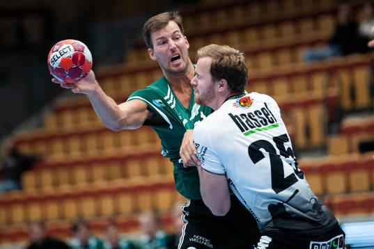 Helsingborgs Mattias Thynell och IFK Ystads Marius