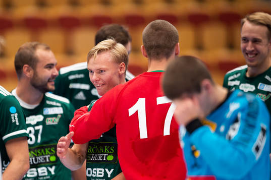 Helsingborgs Albert Månsson jublar