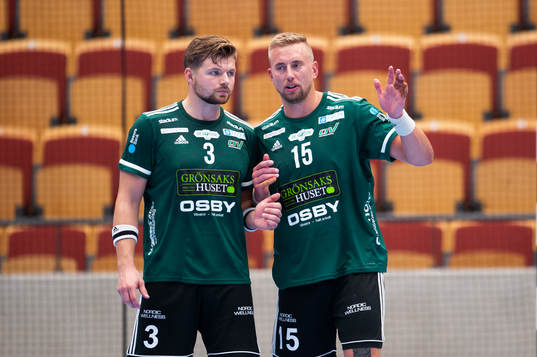 Helsingborgs Jonatan Wilthorn och Anton Månsson