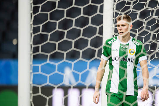Hammarbys Aron Johansson deppar