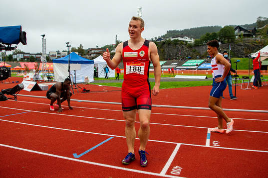 Mathias Hove Johansen celebrates