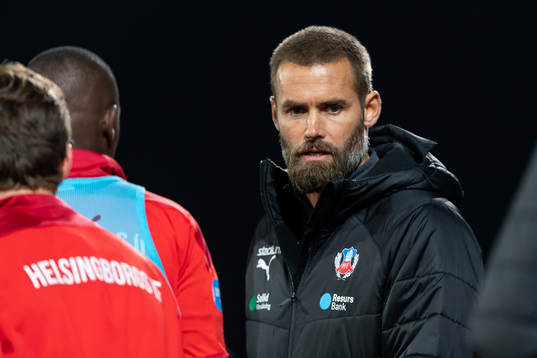 Helsingborgs tränare Olof Mellberg
