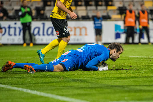 Mjällbys målvakt Carl-Johan Eriksson