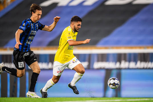 Sirius Hjalmar Ekdal och Falkenbergs Edi Sylisufaj