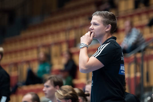 Helsingborgs tränare Toni Johansson deppar