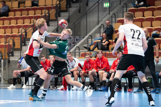 Helsingborgs Albert Månsson och Guifs Eric Johansson