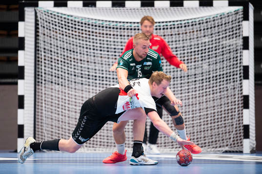 Helsingborgs Anton Månsson och Guifs Markus Hagelin
