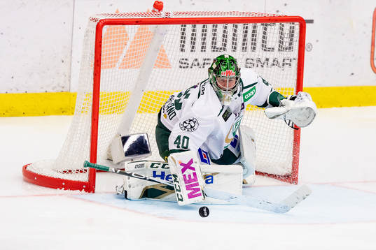Färjestads målvakt Henrik Haukeland
