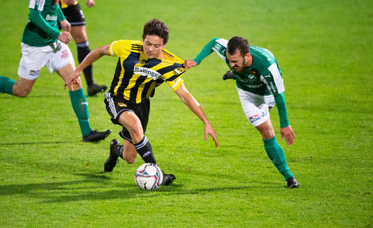 IFK Hässleholms Isak Orajärvi i matchen mellan