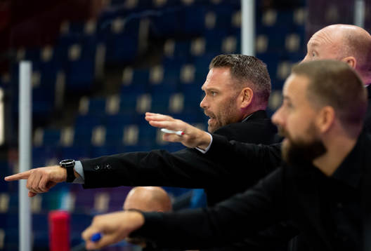 Brynäs assisterande tränare Mikael Holmqvist