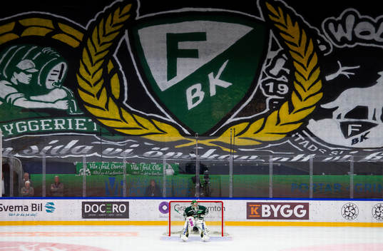 Färjestads målvakt Henrik Haukeland