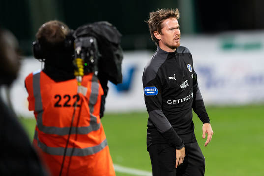 Halmstads tillfälliga tränare Johan Bergström