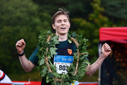 Viktor Frisk, Huddinge AIS, segrare i klass Pojkar 17