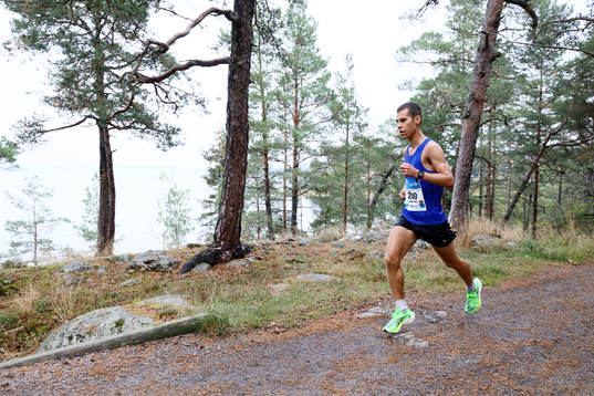 Maximilian Lohm Isberg, FK Studenterna, i klass Män 30 km