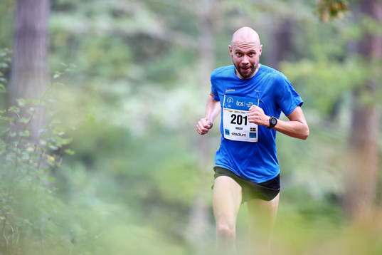 Martin Holm, FK Studenterna, i klass Män 30 km