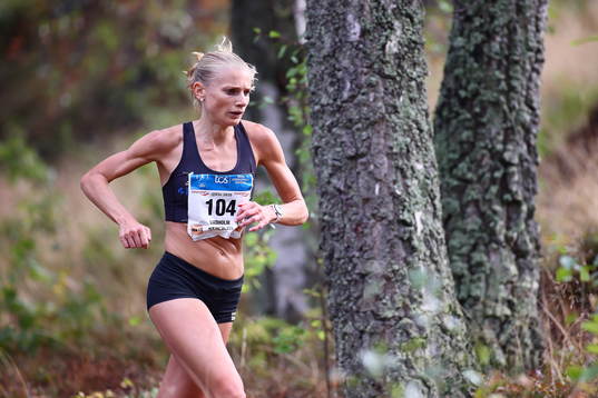 Hanna Lindholm, Huddinge AIS, i klass Kvinnor 15 km
