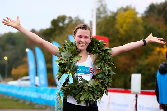 Hanna Kumlin, Örgryte IS, segrare i klass Kvinnor 30 km