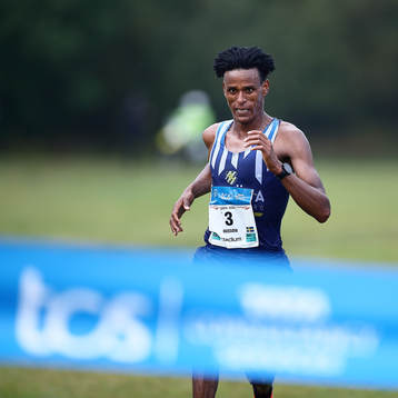 Vinnaren Samuel Russom, IS Göta/ERI, i klass Män 15 km