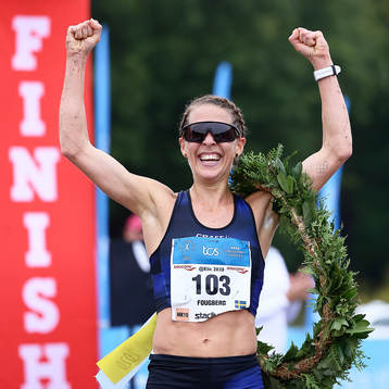 Vinnare Charlotta Fougberg, Ullevi, i klass Kvinnor 15 km