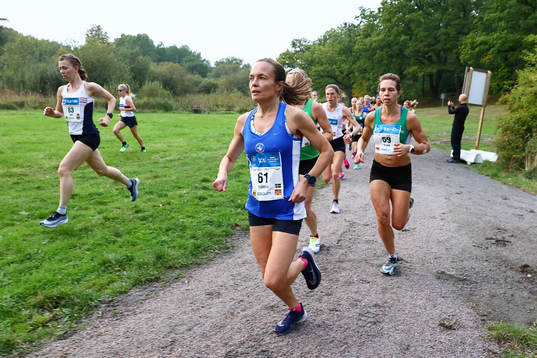 Anja Tjärdal, Spårvägens FK, i klass Kvinnor 30 km