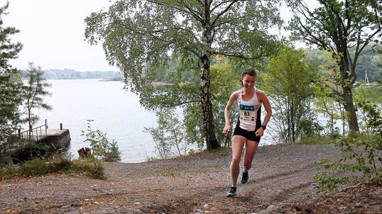 Vinnare Hanna Kumlin, Örgryte IS, i klass Kvinnor 30 km