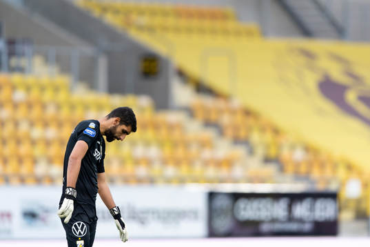 IFK Göteborg målvakt Ioannis Anestis deppar