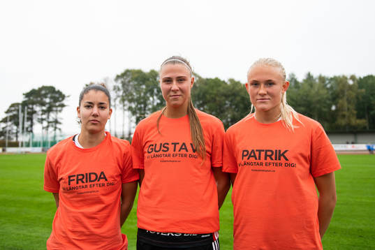 Lidköpings Hanna Boubezari, Emilia Hjertberg och Emilia