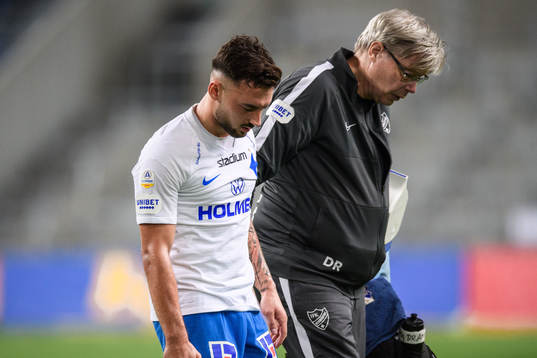 IFK Norrköpings Sead Haksabanovic lämnar planen
