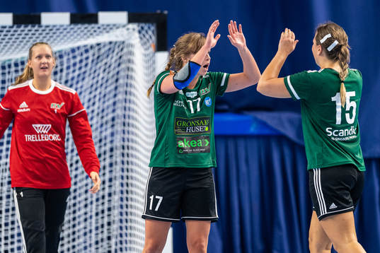 Helsingborgs målvakt Christine Brorsson, Martina Persson