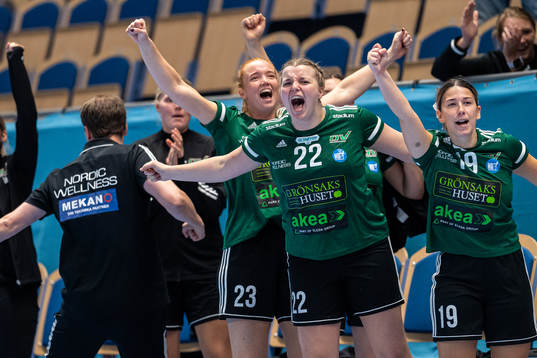 Helsingborgs Annie Svensson, Wiktoria Gustafsson och Selma