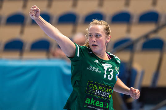Helsingborgs Emelie Kristiansson jublar