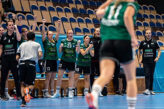 Helsingborgs spelare jublar