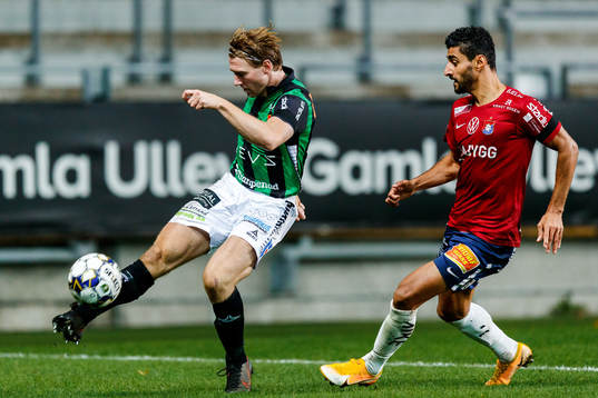 GAIS August Wängberg och Örgrytes Ailton Jose Almeida