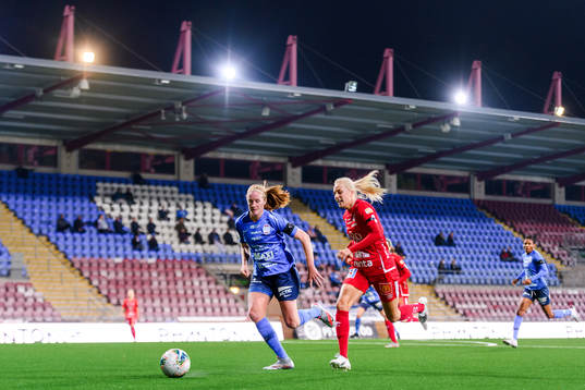 Örebros Sara Lilja Vidlund och Eskilstunas Elise Stenevik