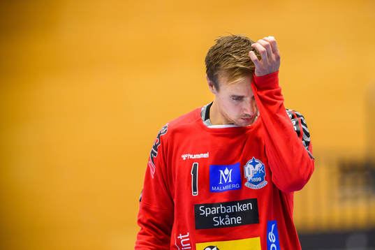 Kristianstads målvakt Espen Christensen deppar