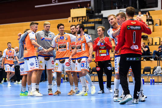 Kristianstads spelare jublar