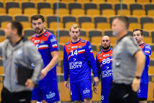 Azoty-Pulawys Mateusz Flont och Mateusz Seroka deppar