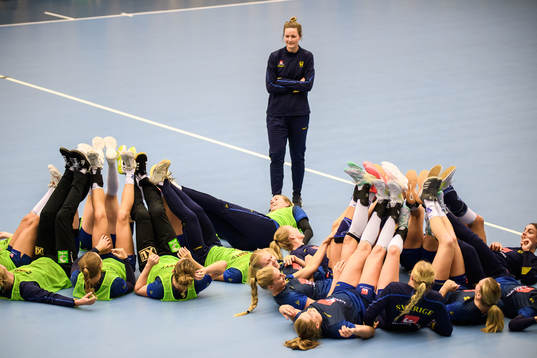 Assisterande tränare Johanna Wiberg