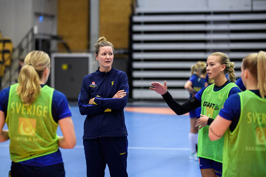 Assisterande tränare Johanna Wiberg