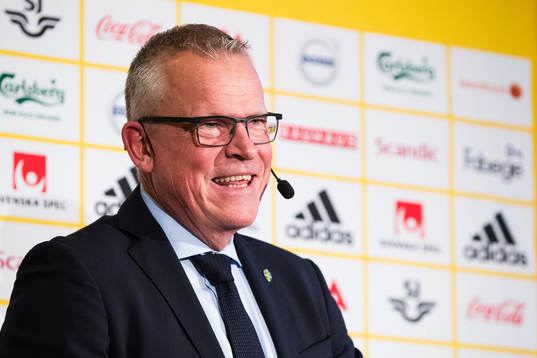 Janne Andersson, head coach of the Swedish national