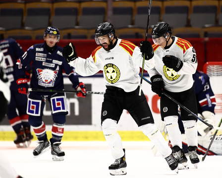Brynäs Johan Alcén jublar