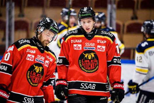 Luleås Daniel Sondell och Carl Mattsson deppar