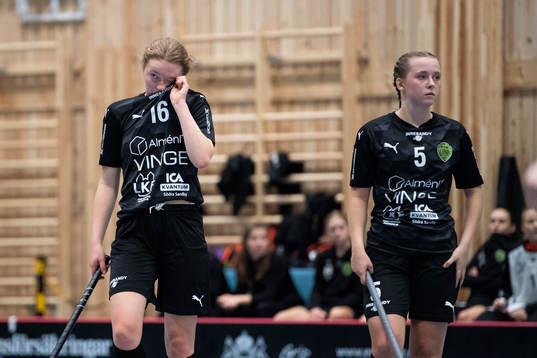 Lunds Mynta Persmark och Denise Vidén deppar