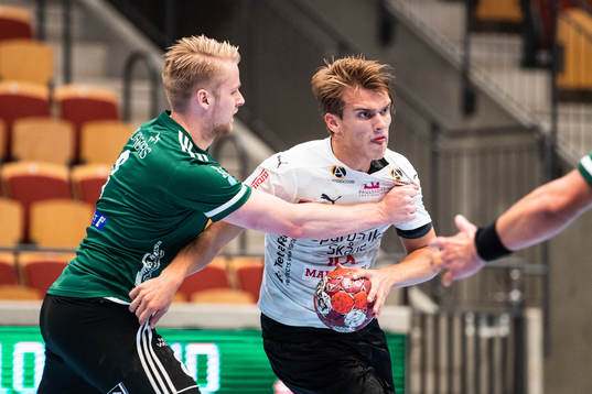 Lugis Carl Möllerström och Helsingborgs Emil Lindkvist