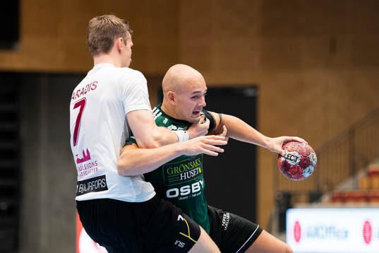 Helsingborgs Viktor Hedin och Lugis Niclas Paradis