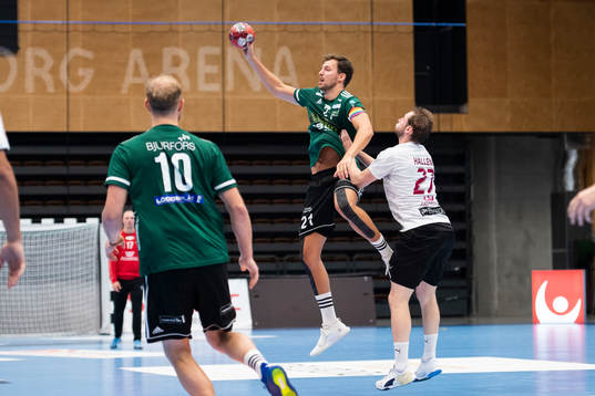 Helsingborgs Mattias Thynell och Lugis Viktor Hallén