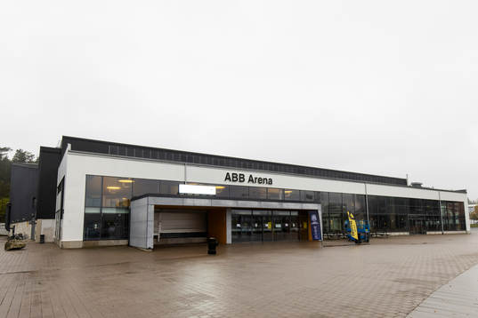 Vy utanför ABB Arena Norr