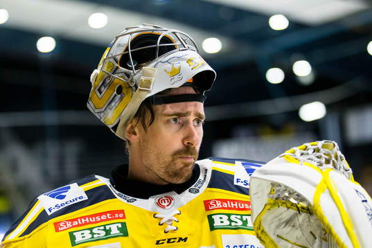 Södertäljes målvakt Alexander Sahlin